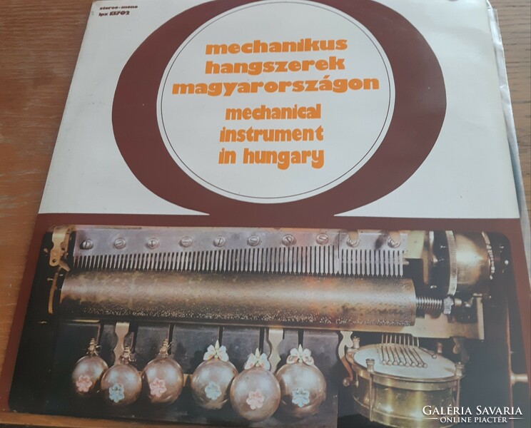 Mechanikus hangszerek Magyarországon bakelit lemez