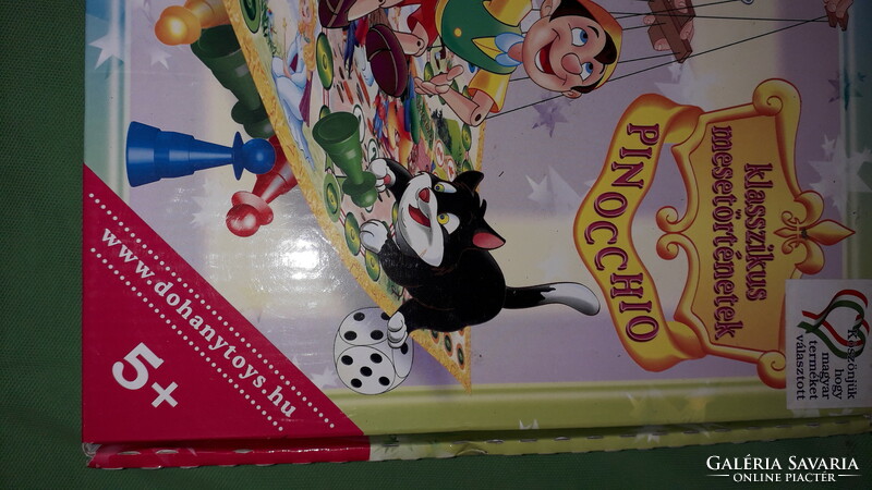 Cozy Hungarian edition Pinocchio 2 in 1 board game, perfect according to the pictures