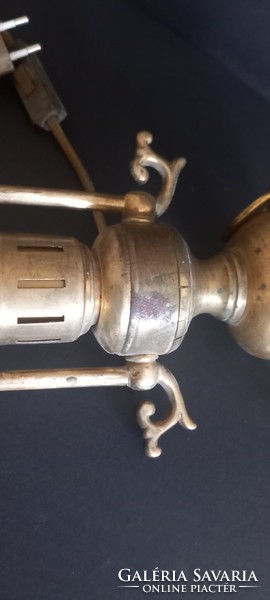 Antique copper storm lamp negotiable