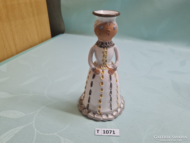 T1071 ceramic candle holder female 17 cm