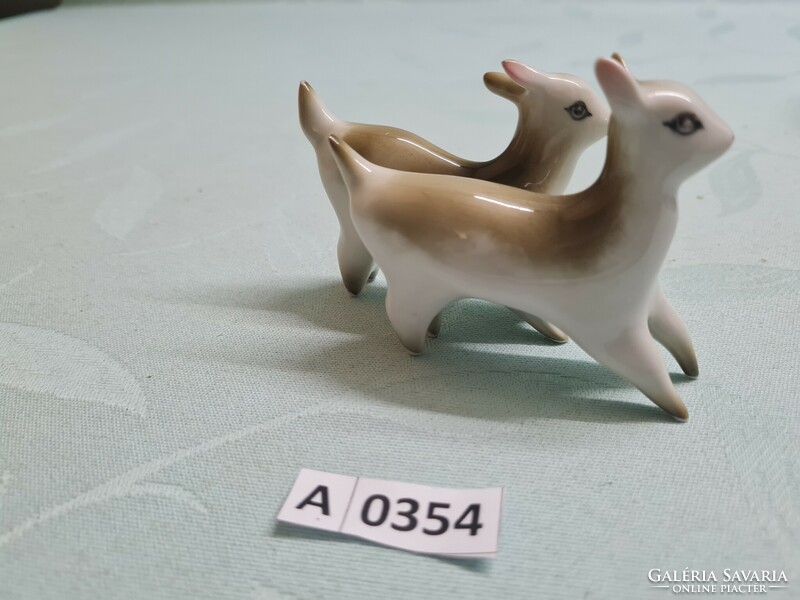 A0354 Zsolnay goat kids 10 cm