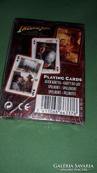 2008. Lucasfilm indiana jones - crystal skulls playing card unopened collectors as shown in the pictures