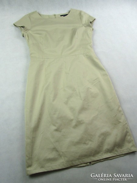 Original gant (m) gorgeous women's beautiful beige dress with back zipper