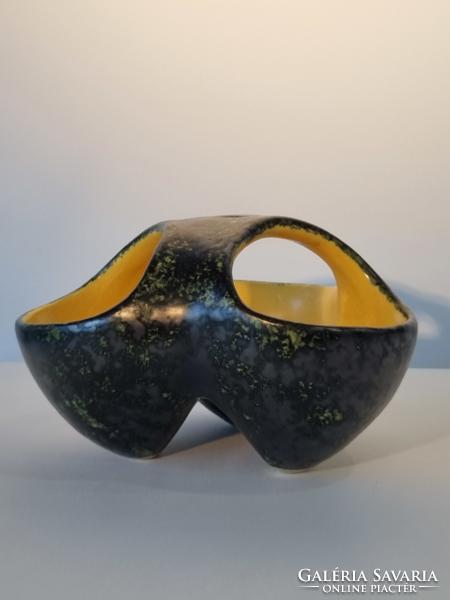 Bodrogkeresztúr ceramic tray - rare form (20cm)