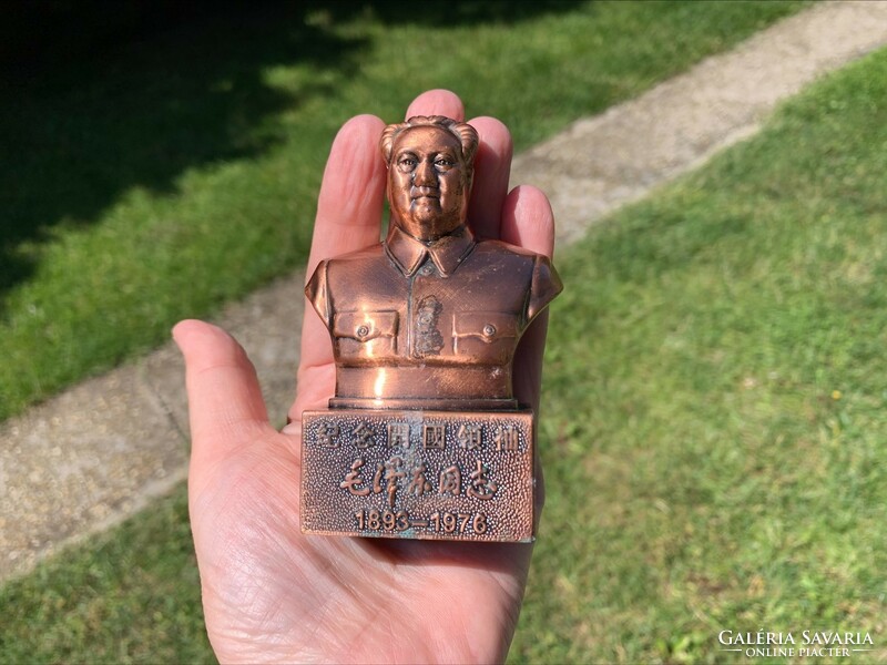 Mao Zedong (Mao Zedung) copper bust, bust, statue