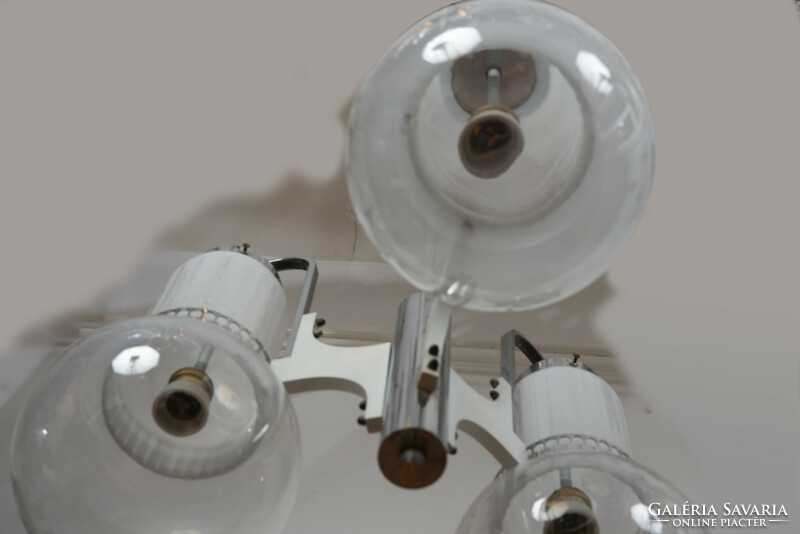 Modern csillár murano-i üvegburákkal - 3 égős