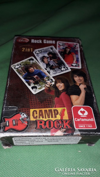 Minőségi DISNEY -Carta Mundi - Camp Rock -Rocktábor 'ROCK' játék kártya BONTATLAN a képek szerint 2.