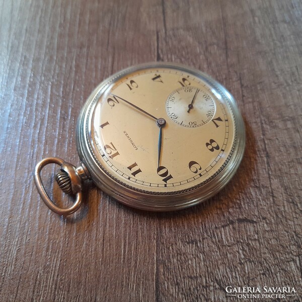 Old longines gilded pocket watch