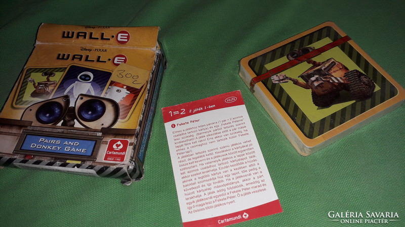 Minőségi DISNEY - PIXAR - Carta Mundi - Camp Rock -WALL - E játék kártya BONTATLAN a képek szerint 1