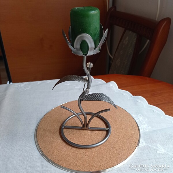 Metal candle holder,