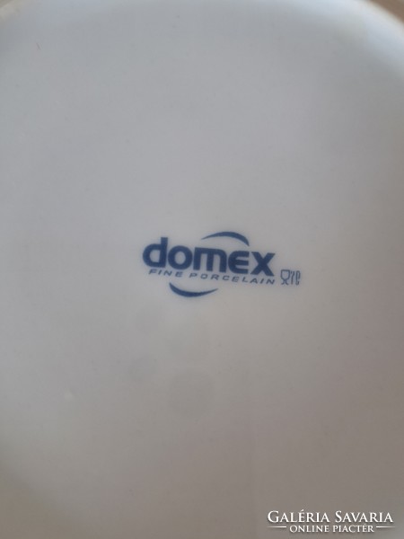 DOMEX FINE art deco minőségi porcelán süteményes készlet       3.