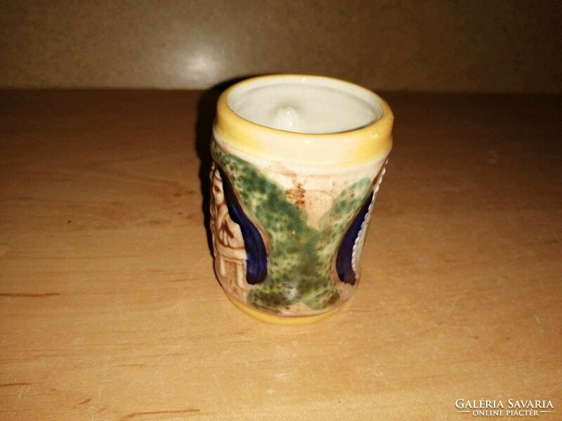 Germany bernkastel-kues souvenir small porcelain jug - 6.5 cm (14/k)