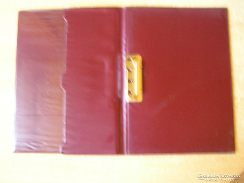 Zipper file folder pvc, a/4 + ring folder insert included