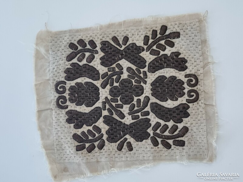 Old metal thread embroidery, valuable needlework/monastery work