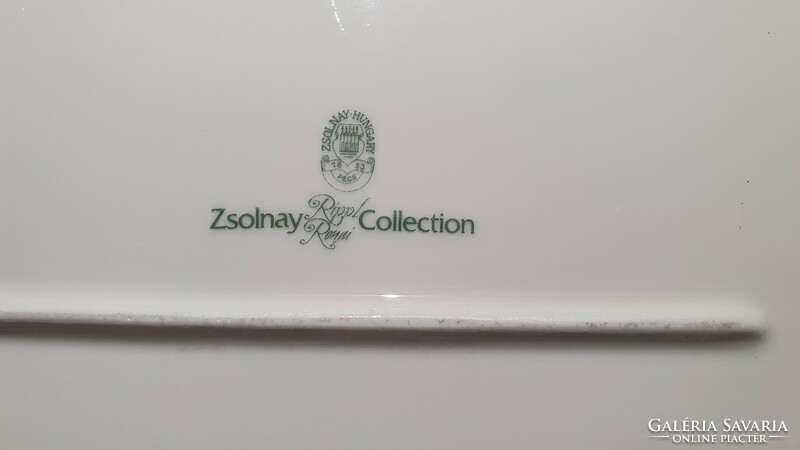 Zsolnay Rippl-Rónai sültestál