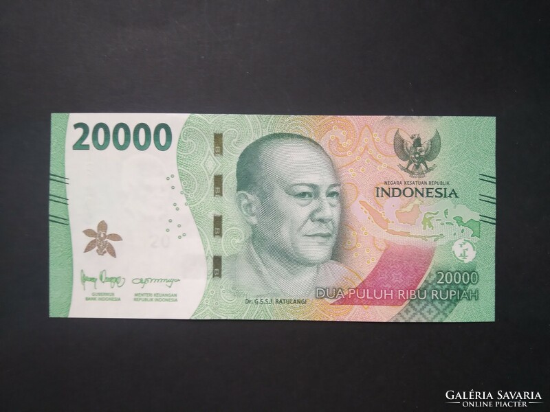 Indonézia 20000 Rupiah 2022 Unc