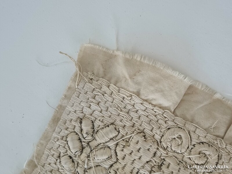 Old metal thread embroidery, valuable needlework/monastery work