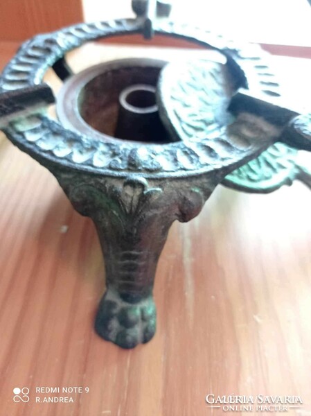 Antique cast iron spirit kettle