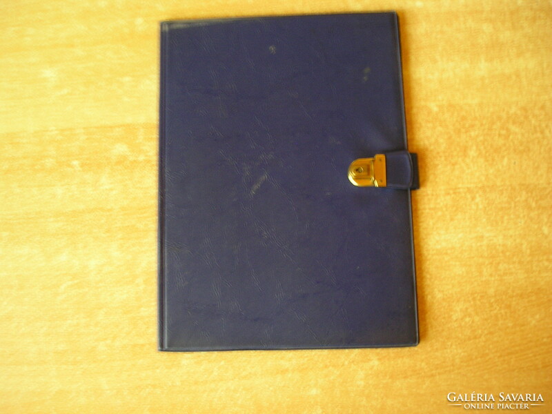 Writing folder without writing pad, plastic, a/4