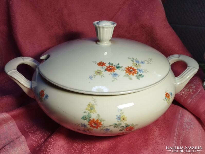 Beautiful antique porcelain soup and stew offering