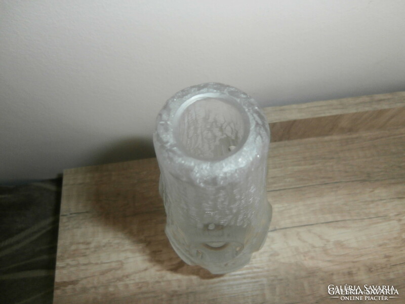 Skandináv stílusú jégüveg hatású váza