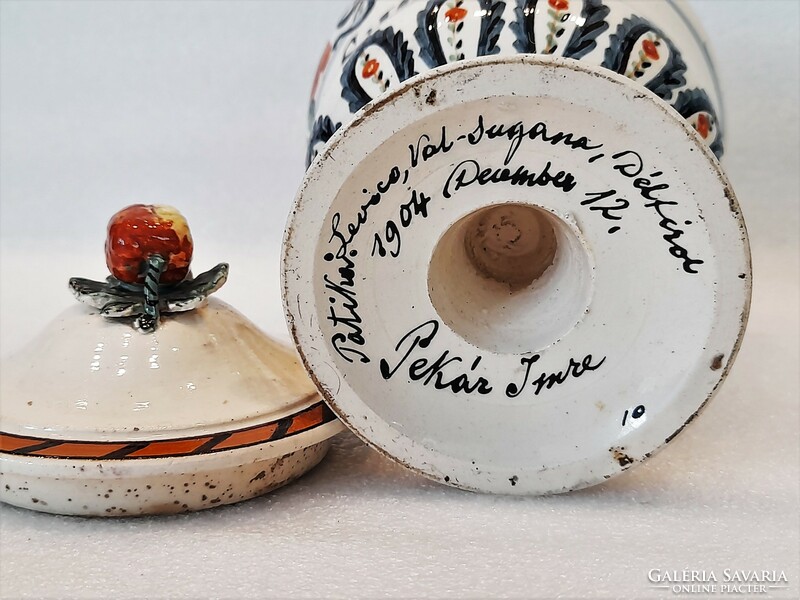 Apothecary vessel from the collection of imre pekár (1838-1923).