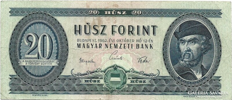 20 forint 1962 2..