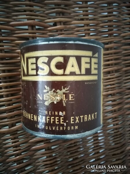 Nescafe tin box - antique style