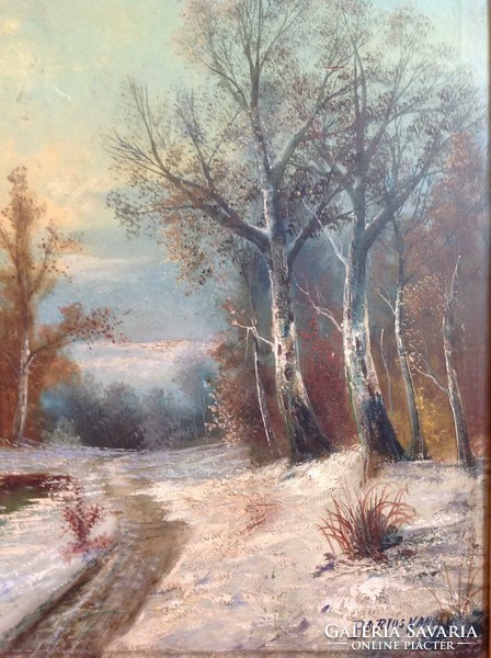Painting by Károly Bartos (54*88cm)