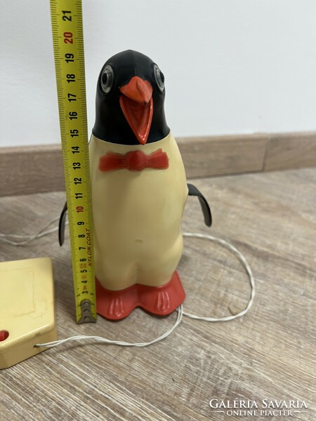 Old Christmas penguin remote control toy