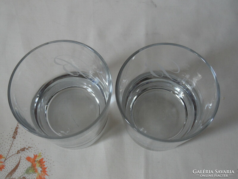 Ballantines üveg pohár ( 2 db. )
