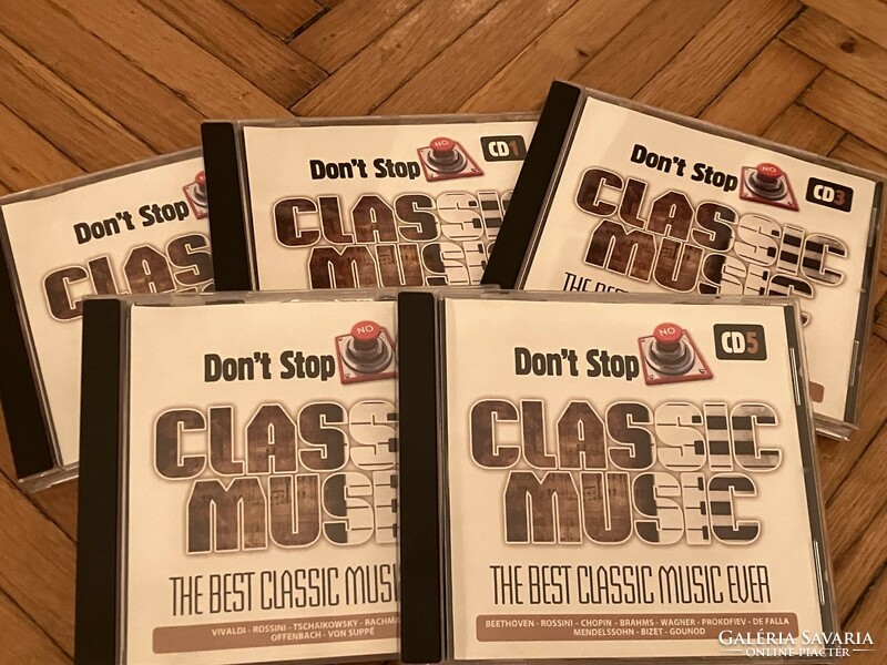 Classic music selection 5 cds in one - don't stop classic music the best classic music ever