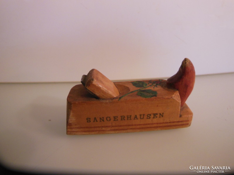 Planer - wood - 10 x 5 x 3 cm - hand painted - old - Austrian - flawless