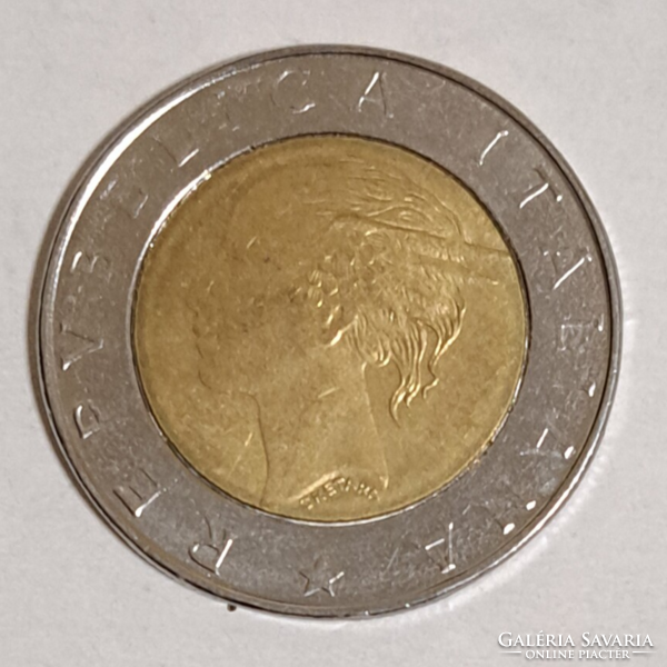 1997. Italy 500 lira 