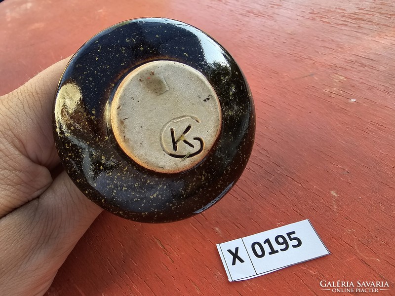 X0195 gk ceramic candle holder 8 cm
