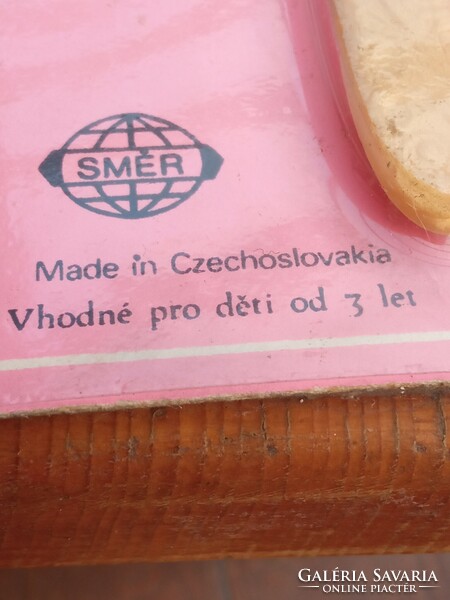 EVA retró csehszlovák tükör fésű szett eredeti csomagolásban
