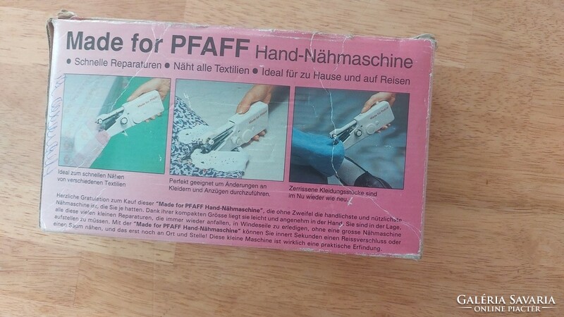 (K) pfaff hand sewing machine, works.