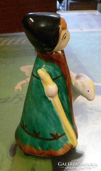 Bodrogkeresztúri pásztor kerámia figura