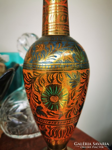 Indian copper vase, 34 cm