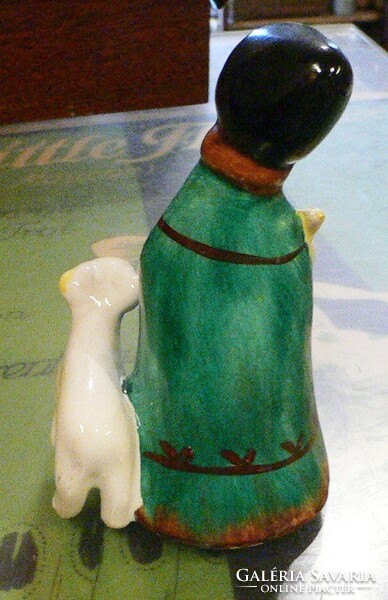 Ceramic figurine of a shepherd from Bodrogkeresztúr