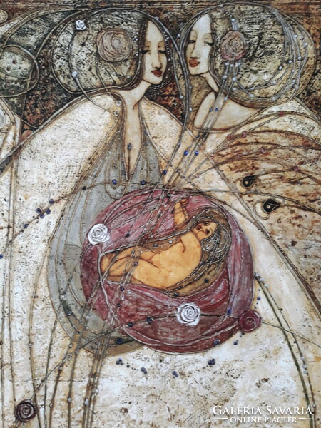 Margaret MacDonald Mackintosh - A rózsa szíve (szecessziós poszter)