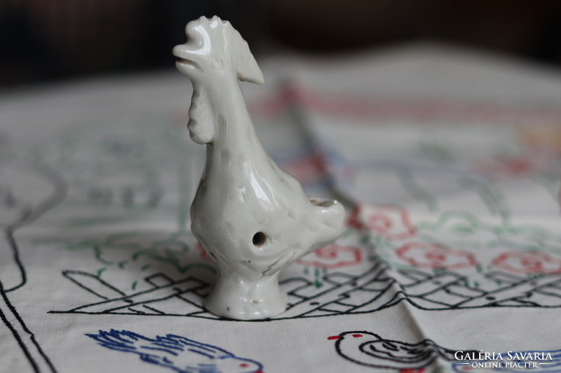 Vintage ceramic rooster whistle