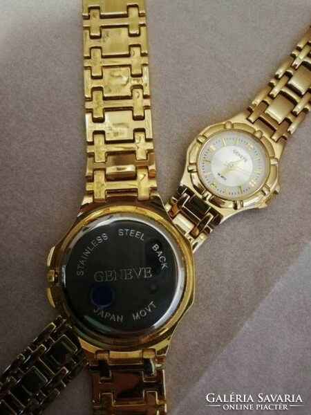 Watch replica geneve watch set in gift box.