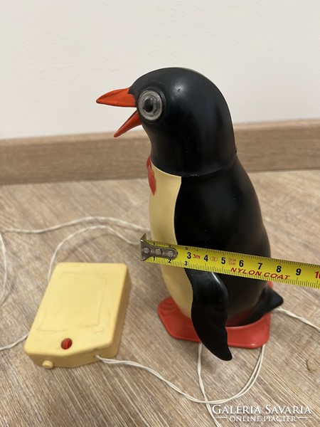 Old Christmas penguin remote control toy