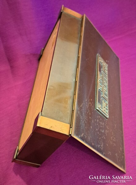 Copper box, old craftsman box (l4101)