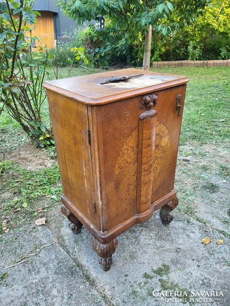 Antique bedside table