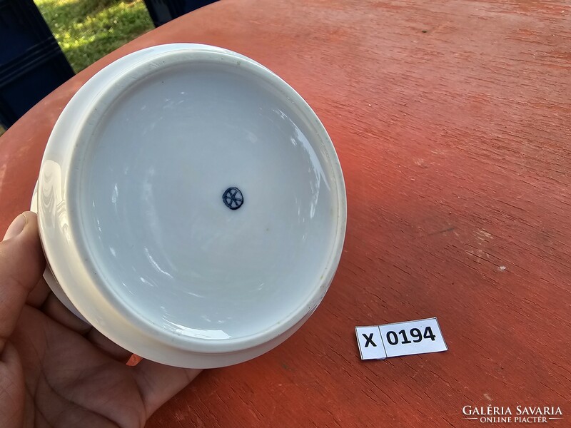 X0194 Unguentum Topisolon patikai porcelán krém tégely 9 cm