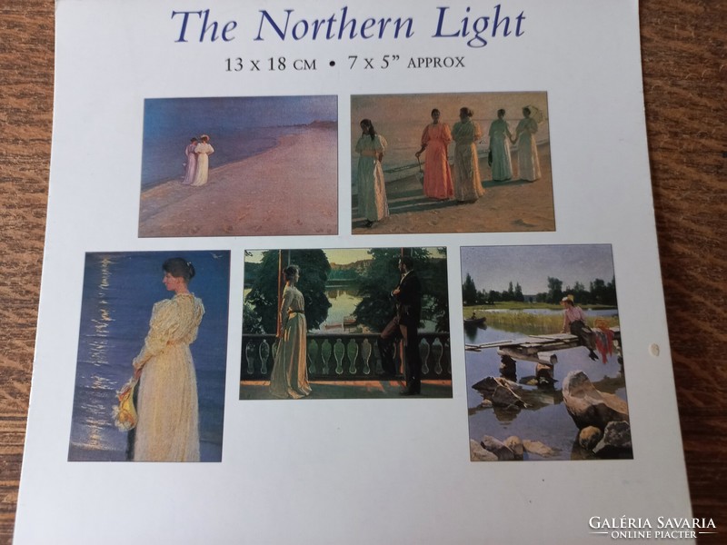 Vintage IKEA művészeti képeslapok The Northern Light