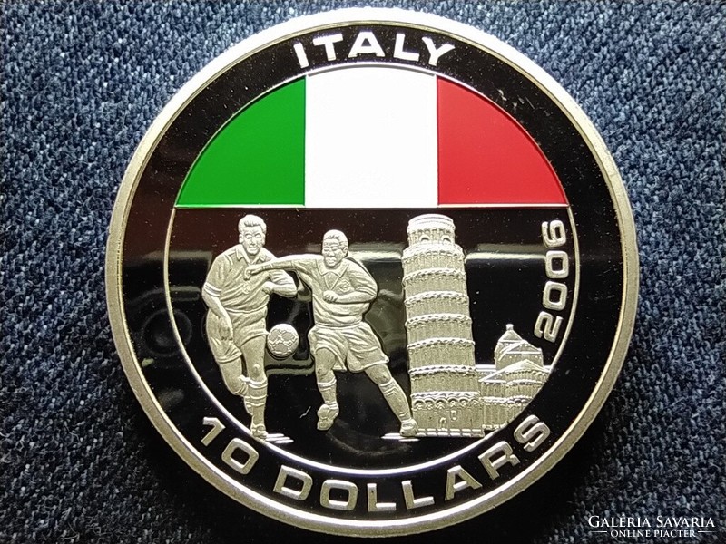 Liberia Soccer League Italy $10 2005 (id79156)