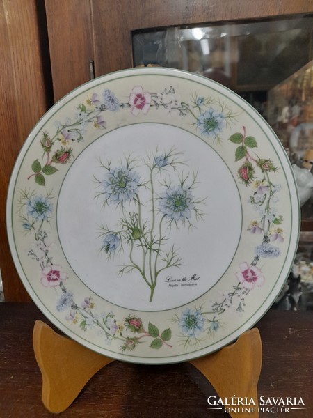 English aynsley flower pattern 3-piece plate series. 21 Cm.